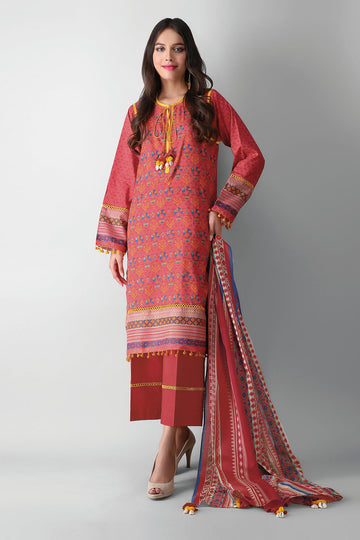 A21333 Red Khaadi Autumn Collection 2021